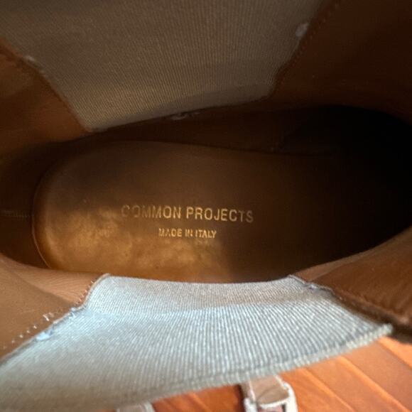 Common Projects Suede Chelsea Boots in Sand Size 42/ US 9 - Picture 8 of 16